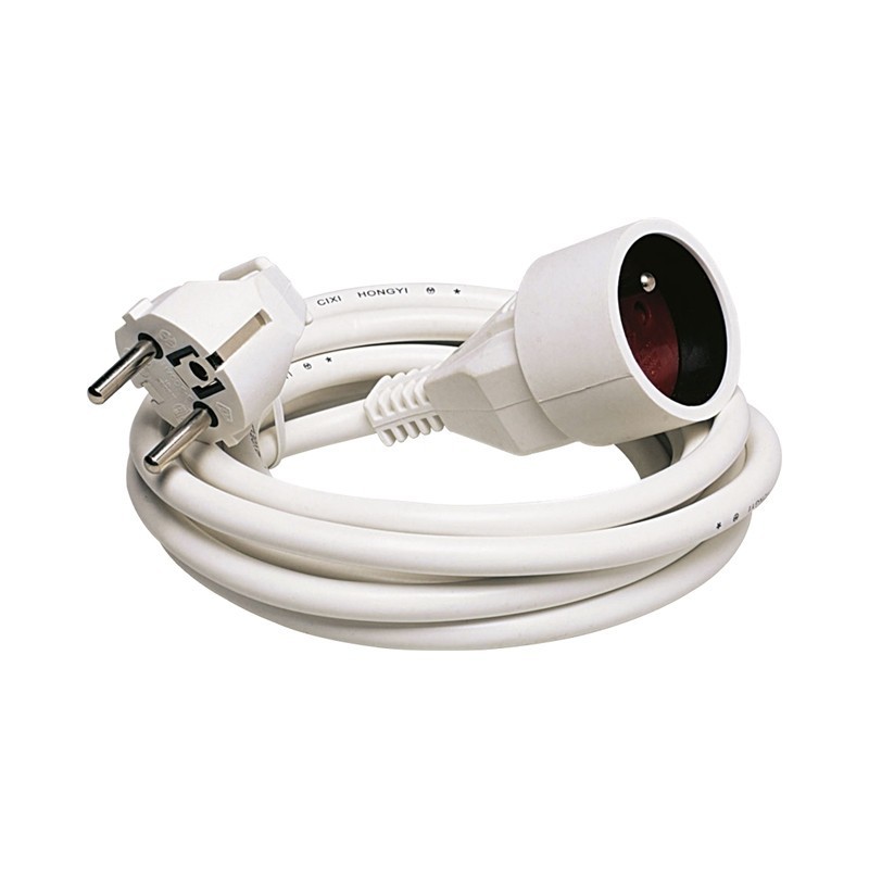 Rallonge Avec Prise De Terre, Blanc, 7432310[n172] - Bricolage