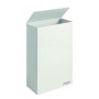 Poubelle mural Blanka en acier blanc Rossignol 10 L | Halvea