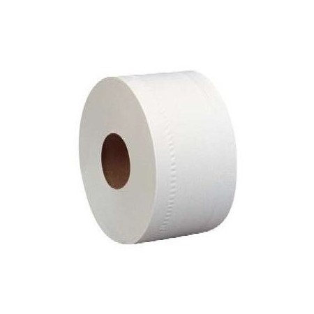 Papier toilette Mini Jumbo 180 m blanc 2 plis - Colis de 12