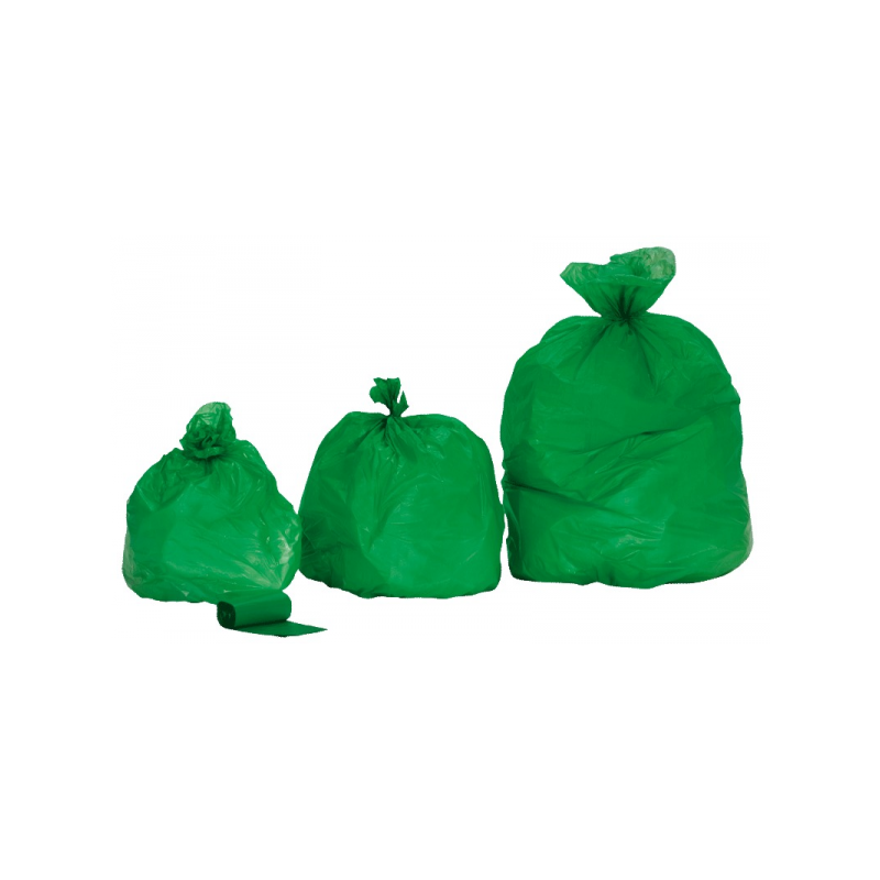 Sac Poubelle 30 Litres Hd Vert Colis De 500