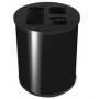 Collecteur tri séléctif 40L noir