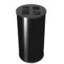 Collecteur tri séléctif 60L noir