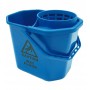 Seau pro 12 litres bleu avec système d'essorage 