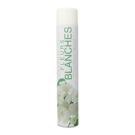 Désodorisant parfum fleurs blanches - Aérosol de 750ml