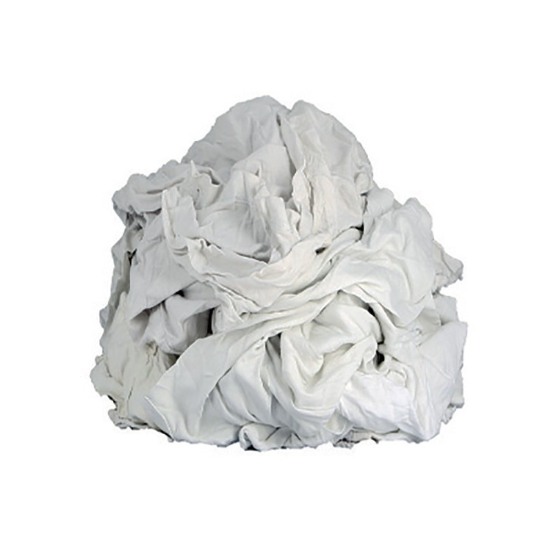Chiffon nappage blanc régulier 100 % coton.