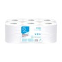 Papier toilette Mini Jumbo 180 m blanc 2 plis - Colis de 12