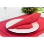 Serviettes 2 plis Rouge 40x40cm - Colis de 1600