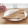 Serviettes 2 plis Caramel 40x40cm - Colis de 1600 