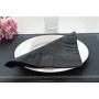 Serviettes 2 plis Noir 40x40cm - Colis de 1600