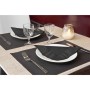 Serviettes 2 plis Noir 40x40cm - Colis de 1600