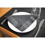 Serviettes 2 plis Noir 40x40cm - Colis de 1600