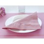 Serviettes 2 plis Rose 40x40cm - Colis de 1600