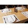 Serviettes Double Point Blanches 30x40cm Pliage 1/6 - Colis de 1800