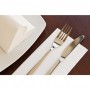 Serviettes Double Point Blanches 40x40cm Pliage 1/8 - Colis de 600