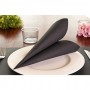Serviettes Double Point Noir 39x39cm - Colis de 1200