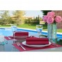 Serviettes Soft Bordeaux 40x40cm 60 g/m² - Colis de 700