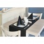 Serviettes Soft Noir 40x40cm 60 g/m² - Colis de 700