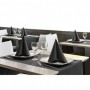 Serviettes Soft Noir 40x40cm 60 g/m² - Colis de 700