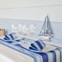 Tête à tête Rayures Lilas 40x120cm en Rouleau prédécoupé de 24m - Colis de 6