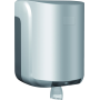Dévidoir pour bobine maxi dévidage central gris métal en ABS