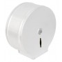 Distributeur papier toilette mini jumbo blanc epoxy en acier