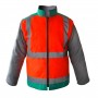 Parka LAPONIA 4 en 1 Haute visibilité Orange et Vert