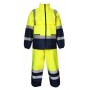 Ensemble de pluie MOUSSON Haute Visibilité Jaune et Bleu Marine
