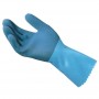 Gant latex Bleu sur support coton antidéparant - La paire