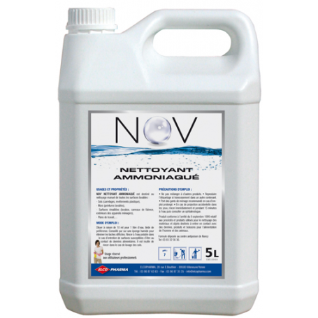 Détergent multi-usages ammoniaqué - Bidon de 5L