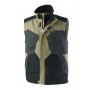 Gilet matelassé Out Force 2R beige et carbone
