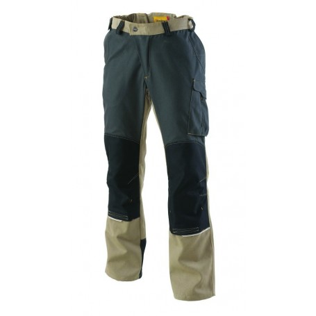 Pantalon EXALT'R 2R beige et carbone