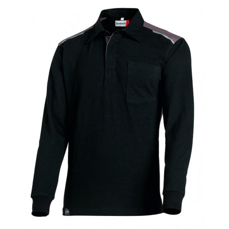 Polo Rugby Out Force 2R noir et charcoal