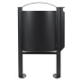 Poubelle sur pied ARKEA 40L avec cendrier 3L Rossignol