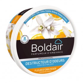 Gel destructeur d'odeur Boldair Parfum fleur d'oranger - Pot 300 gr