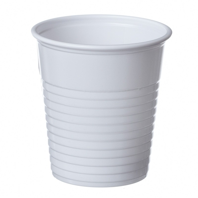 Tasse à café jetable 17 cl de notre vaisselle jetable plastique.