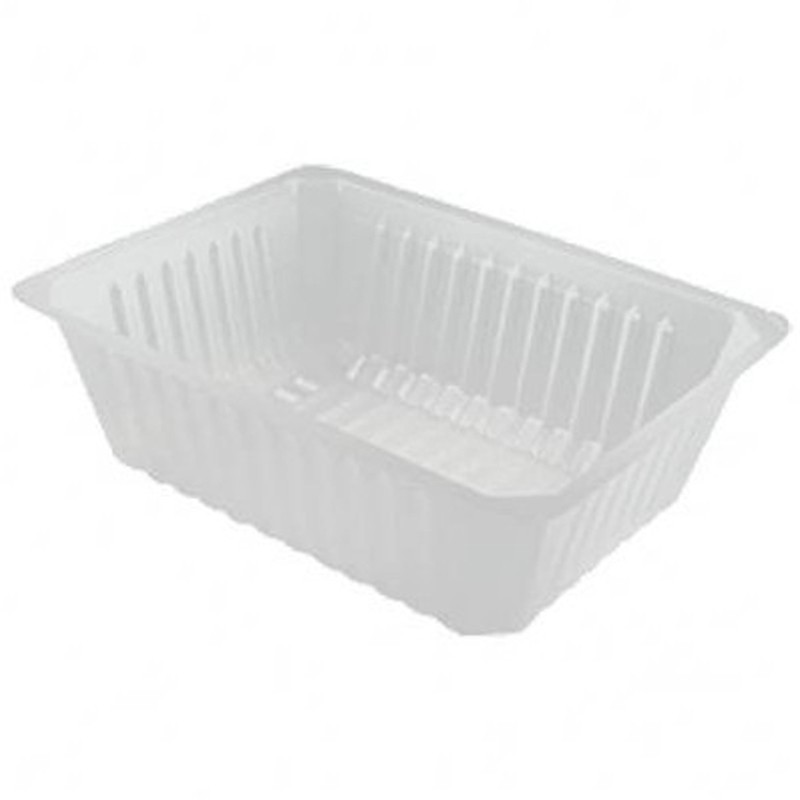 Lot De 200 Barquettes En PET Avec Charnière - 2 Litres, Hermétiques, Parfaites Pour Salades Et Plats Froids