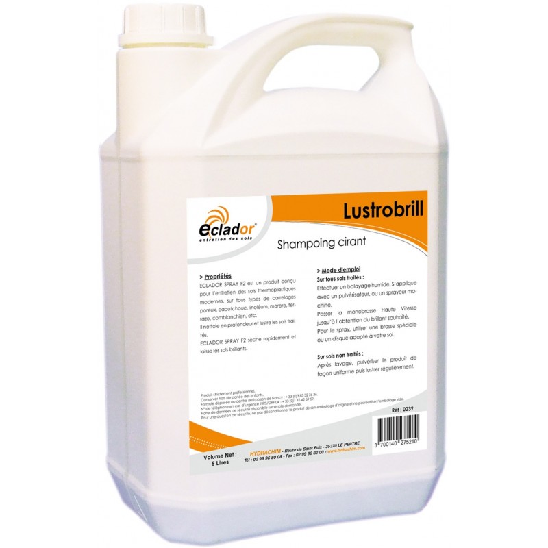 Nettoyant sol ammoniaqué (bidon de 5L) 020100 : Cérex : produits  d'entretien en ligne, nettoyage industriel, surfaces