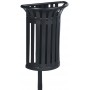 Poubelle fixation sur poteau 35L TULIPE Rossignol