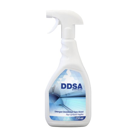 Détergent Désinfectant Sans Alcool Sans Rinçage DDSA - Flacon de 750ml