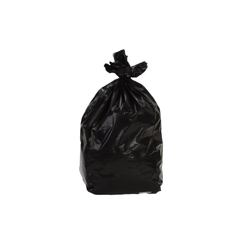 Colis de 20 rlx de 25 sacs poubelles 30L bd 27 microns noir