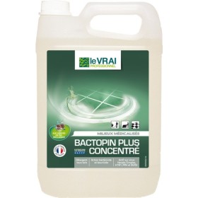 Bactopin Plus Concentré - Détergent désodorisant désinfectant parfum pin - Bidon de 5L