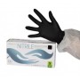 Gant nitrile médical noir non poudré - Boîte de 100 | Halvea