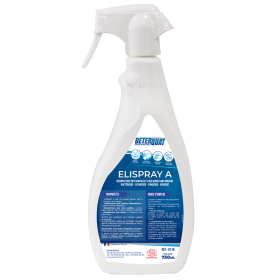 Désinfectant des surfaces sans rinçage Elispray A - Flacon de 750mL