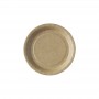 Assiette ronde en carton brun 18 cm - Colis 800 | Halvea