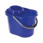 Seau 15 litres bleu avec système d'essorage