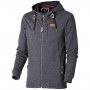 Sweat zippé Molinel Denim bleu chiné | Halvea