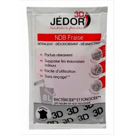3D Détergent Désinfectant Désodorisant Jedor - Parfum Fraise- 250 doses de 20ml