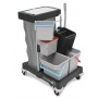 Chariot de lavage-ménage avec seaux 2 x 15 L et 2 x 5 L | Halvea