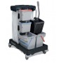 Chariot de lavage-ménage avec seaux 2 x 15 L et 2 x 5 L | Halvea