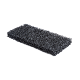 Tampon abrasif noir 12x25cm épaisseur 2cm - Lot de 20
